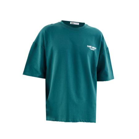 VAMOS CLO Shirt petrol / wit