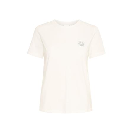 ICHI ICHI Shirt IHCAMINO beige / donkergroen