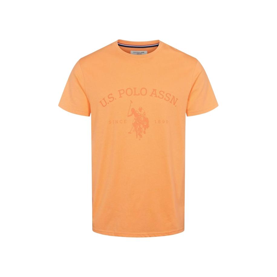 U.S. Polo Assn. U.S. POLO ASSN. Shirt Archibald mandarijn / lichtoranje -