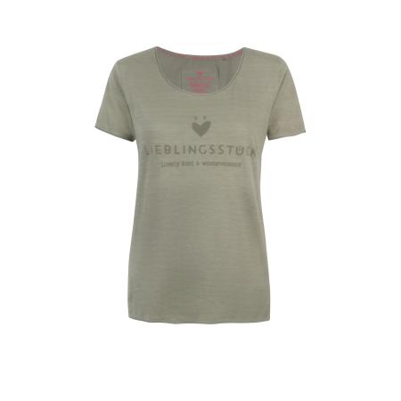 LIEBLINGSSTÜCK LIEBLINGSSTÜCK Shirt Cia olijfgroen / groen gemêleerd