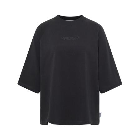 carlo colucci Carlo Colucci Shirt Drovandi antraciet / zwart