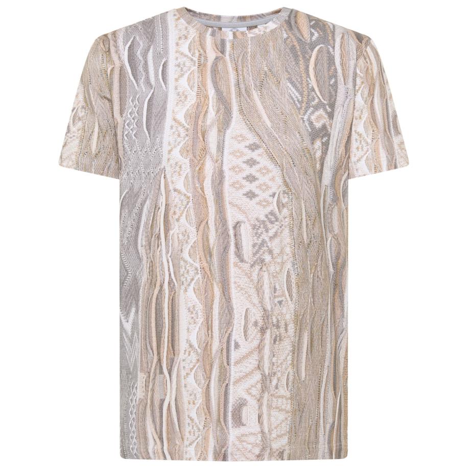 carlo colucci Carlo Colucci Shirt Di Poli beige / bruin / wit -