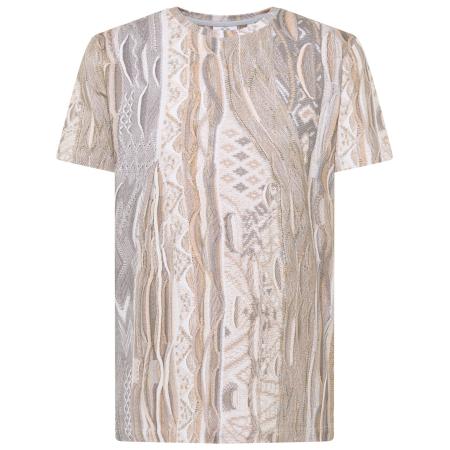 carlo colucci Carlo Colucci Shirt Di Poli beige / bruin / wit