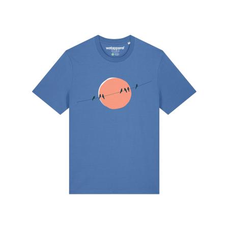 Watapparel Watapparel Shirt Countryside 01 lichtblauw / perzik / zwart / wit