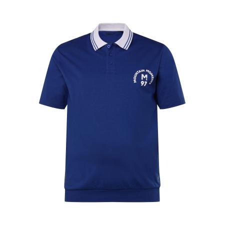 men plus Men Plus Shirt saffier / wit