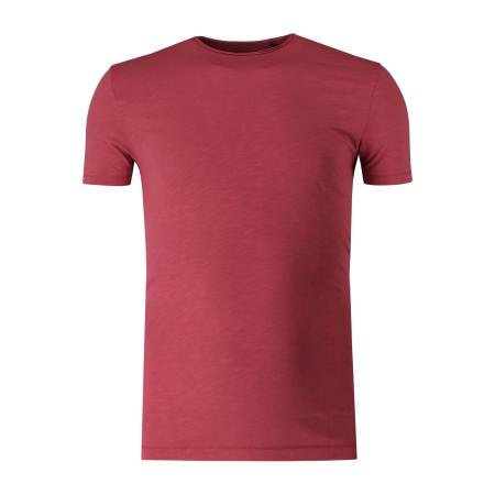 Marvelis Casual T-Shirt ronde hals chianti, Effen
