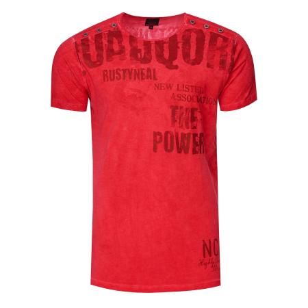 Rusty Neal Rusty Neal Shirt rood / donkerrood