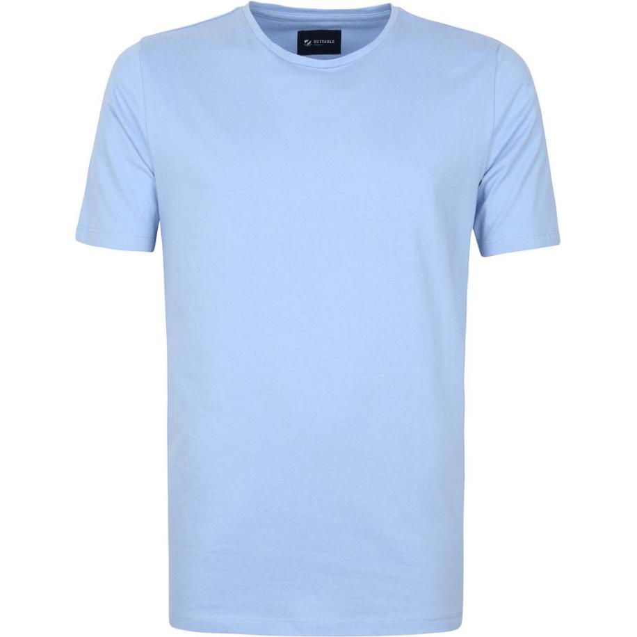 Suitable Respect T-shirt Jim Lichtblauw Blauw