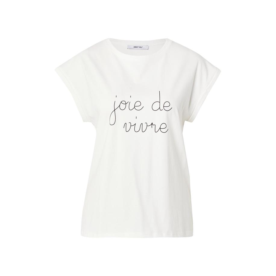 ABOUT YOU ABOUT YOU Shirt Valeria zwart / wit -