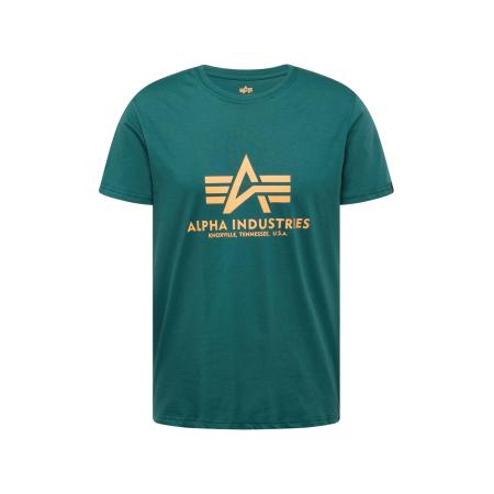 Alpha Industries ALPHA INDUSTRIES Shirt smaragd / oranje