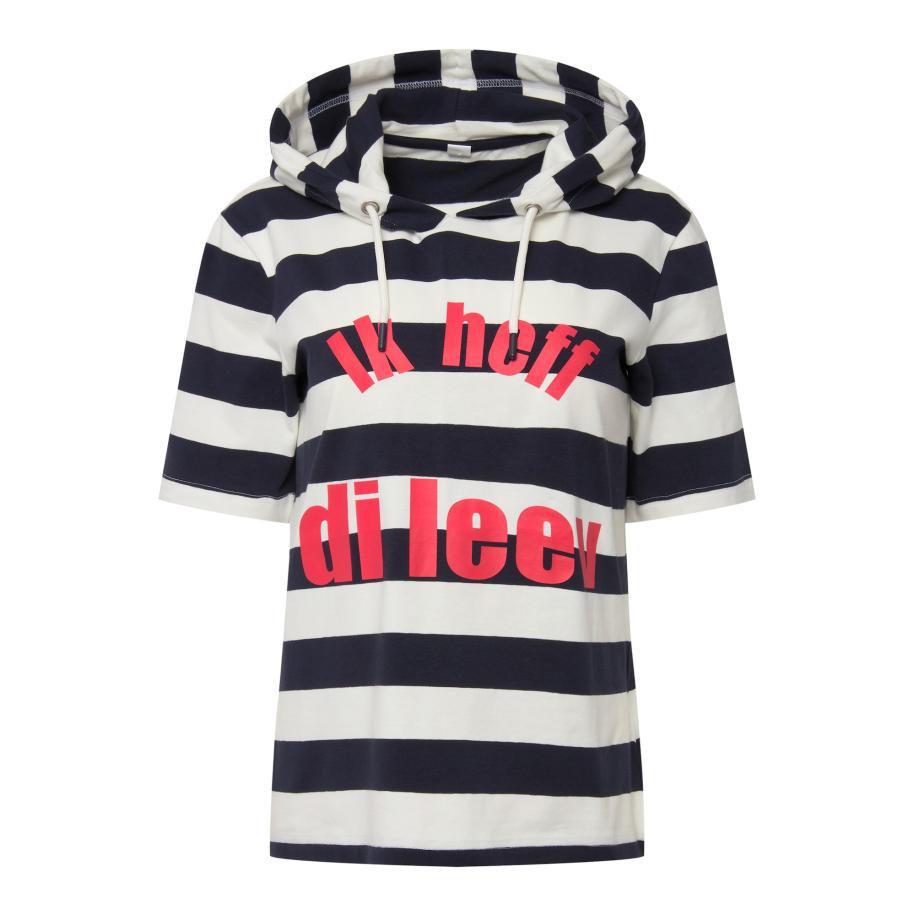 LAURASØN LAURASØN Shirt marine / bloedrood / wit -