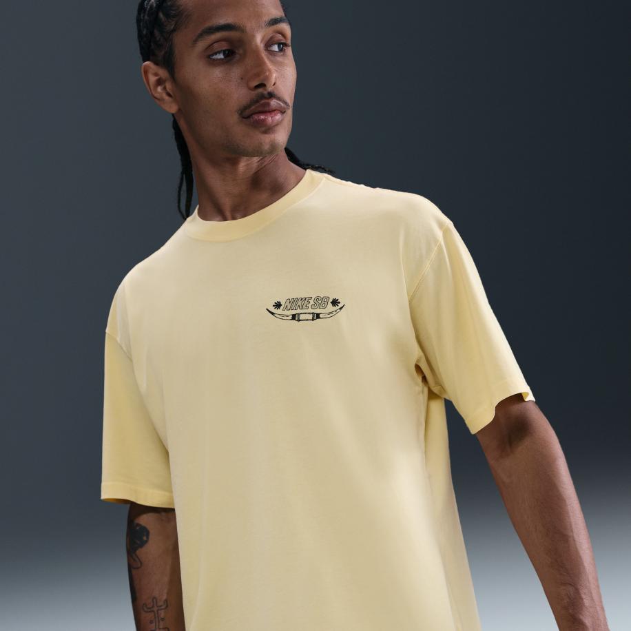Nike SB Max90 Skateshirt - Geel Geel