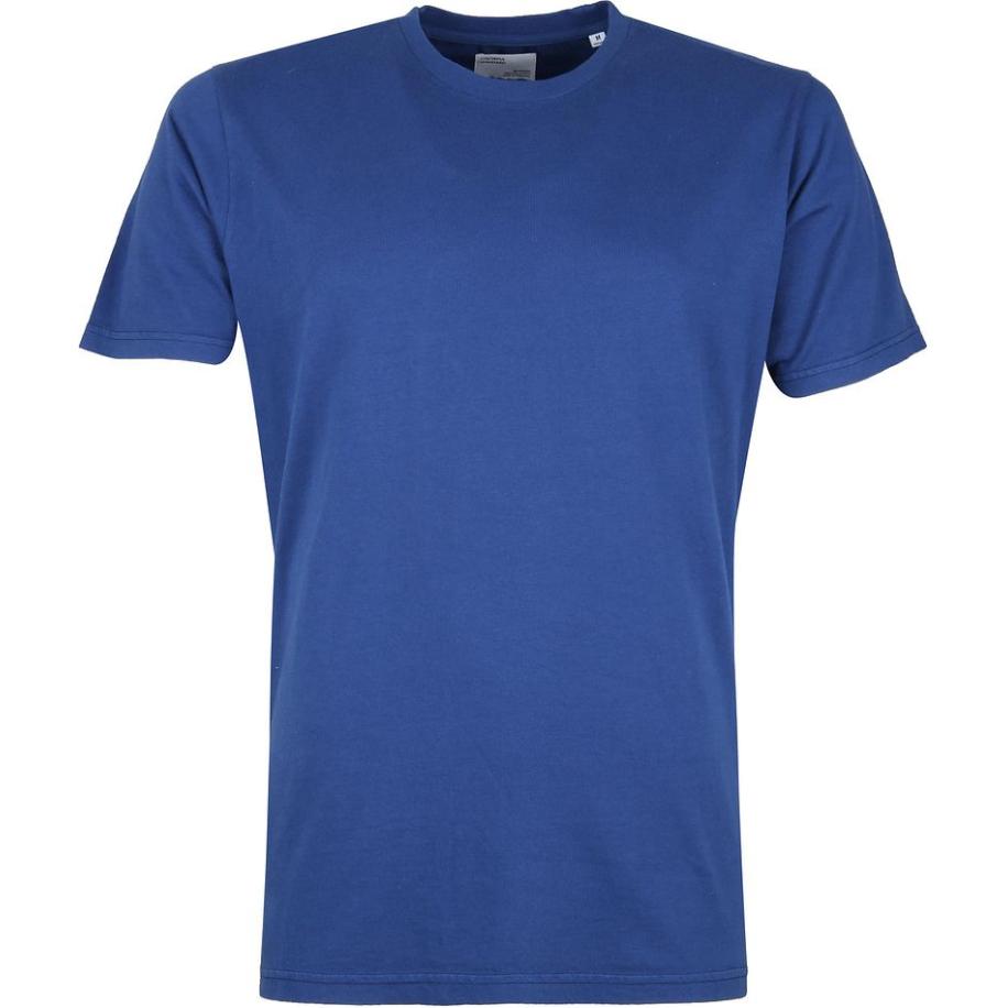 Colorful Standard Organic T-shirt Blauw Blauw