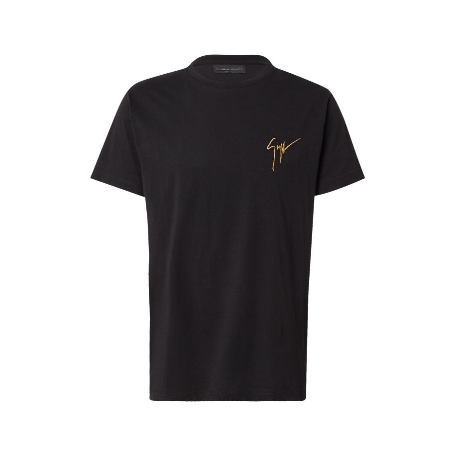 giuseppe zanotti Giuseppe Zanotti Shirt IRU0007 goudgeel / zwart -