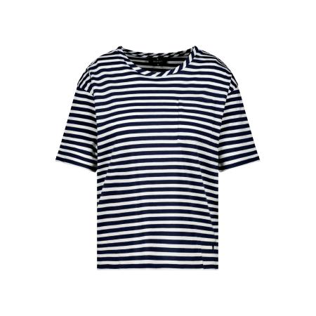 Monari monari Shirt navy / wit