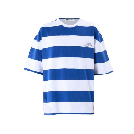 VAMOS CLO Shirt blauw / wit