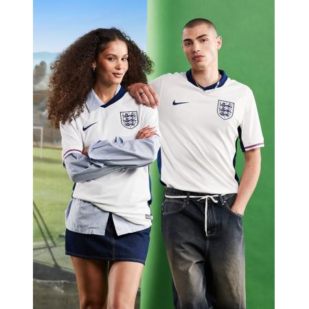 Nike Football - Euro 2024 - England stadium home jersey in wit