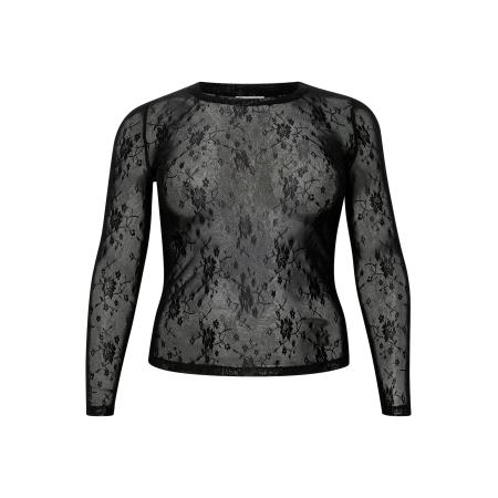 KAFFE CURVE Shirt Nikoline zwart