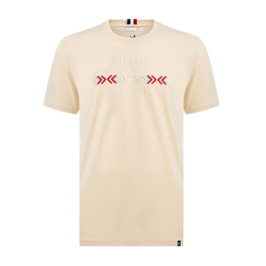 Williot Williot Shirt beige / mintgroen / karmijnrood -