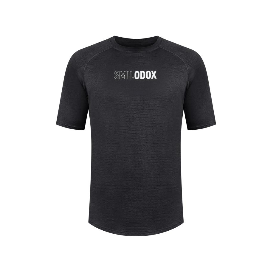 Smilodox Smilodox Shirt Powerfit Pro zwart / wit -