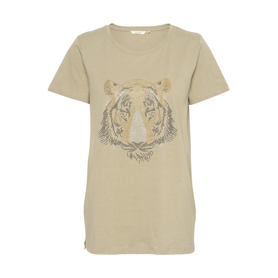 Cream Cream Shirt Ian lichtbeige / grijs -