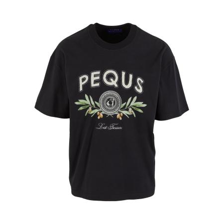 Pequs Shirt Olive Coin Relic grijs / olijfgroen / zwart / wit