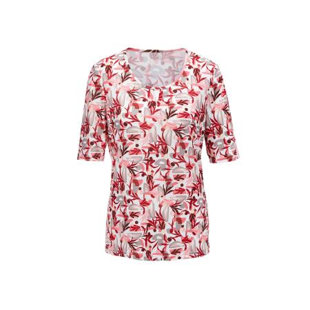 Goldner Goldner Shirt bruin / grijs / aubergine / wijnrood / wit