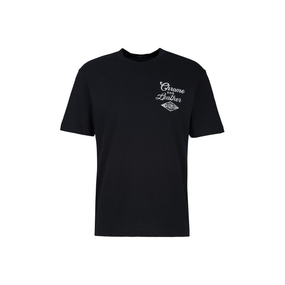 Replay REPLAY Shirt zwart / wit -