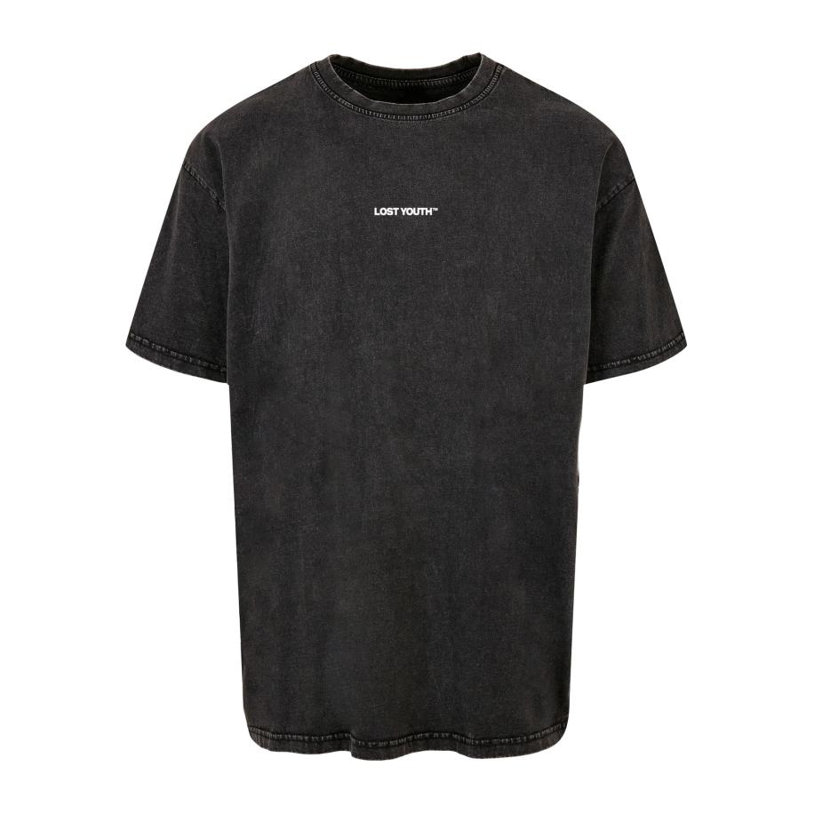 Lost Youth Shirt Skate lila / zwart / wit Zwart