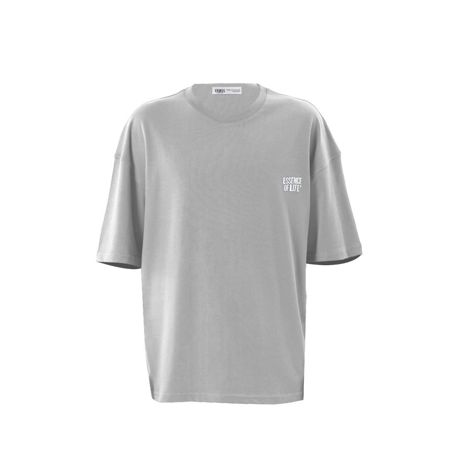 VAMOS CLO Shirt blauw / smoky blue / wit Blauw