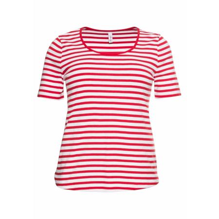 SHEEGO Shirt rood / wit
