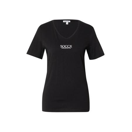 Soccx Soccx Shirt HAP:PY zwart / wit