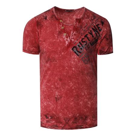 Rusty Neal Rusty Neal Shirt wijnrood