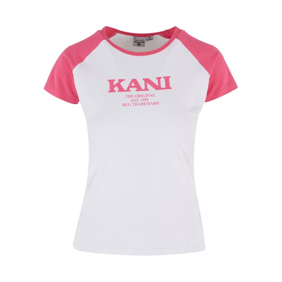 Karl Kani Karl Kani Shirt lichtroze / wit -