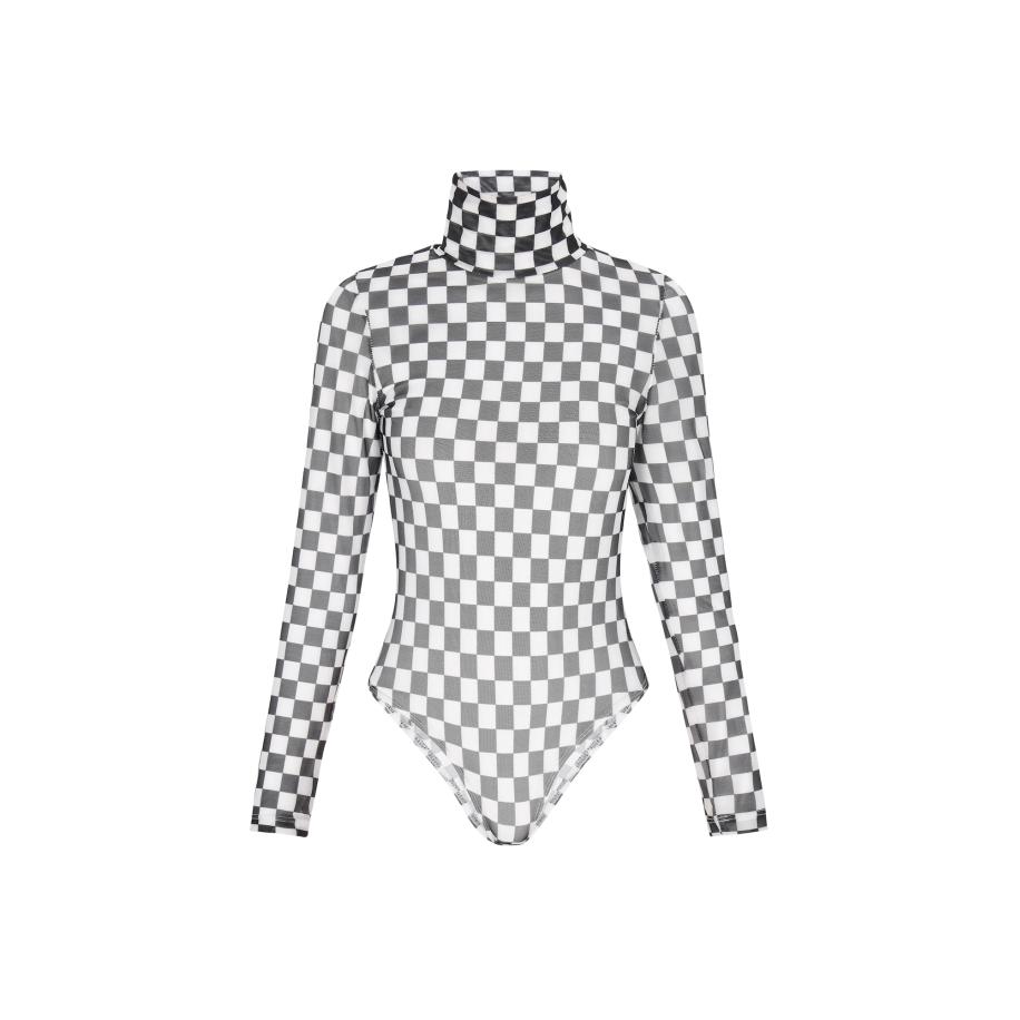 nelice nelice Shirt body Rock donkergrijs / wit -