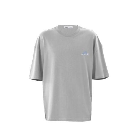 VAMOS CLO Shirt blauw / grijs / wit