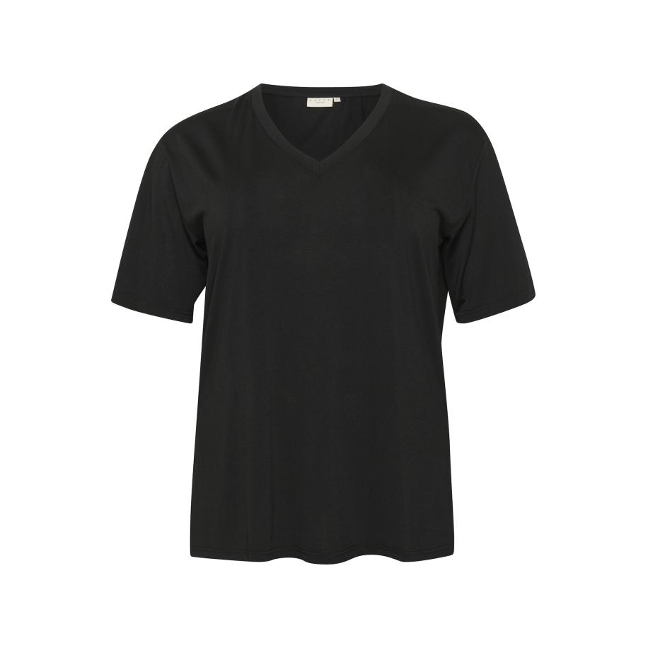 KAFFE CURVE Shirt Malla zwart Zwart