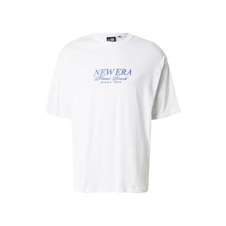 New Era NEW ERA Shirt lichtblauw / wit