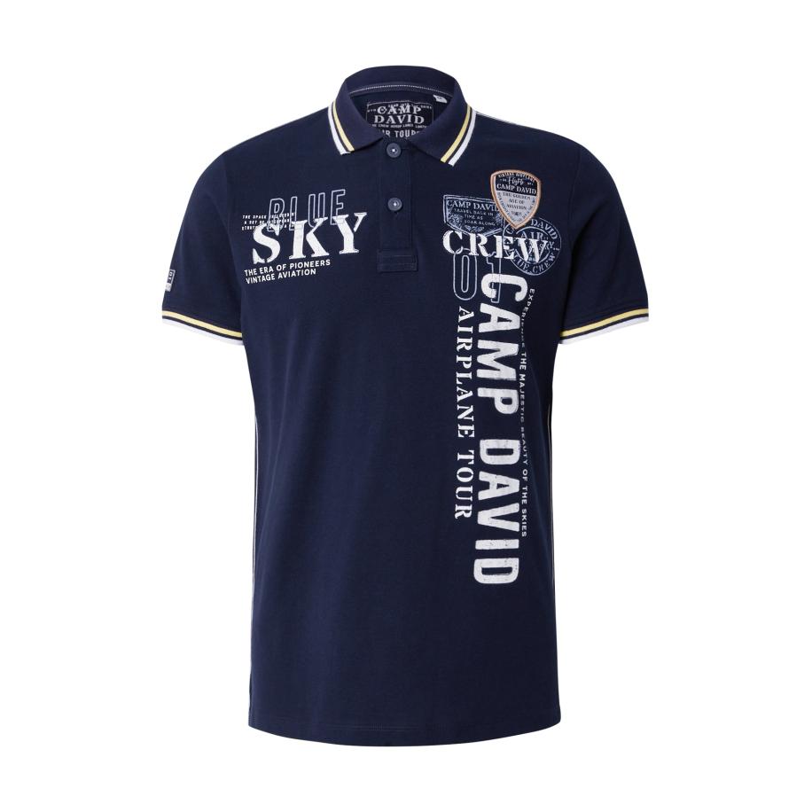 Camp David CAMP DAVID Shirt navy / lichtblauw / wit -