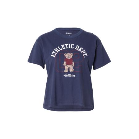 Hollister HOLLISTER Shirt navy / cappuccino / donkerrood / wit