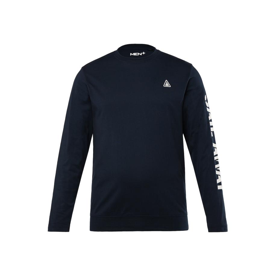 men plus Men Plus Shirt navy / wit -