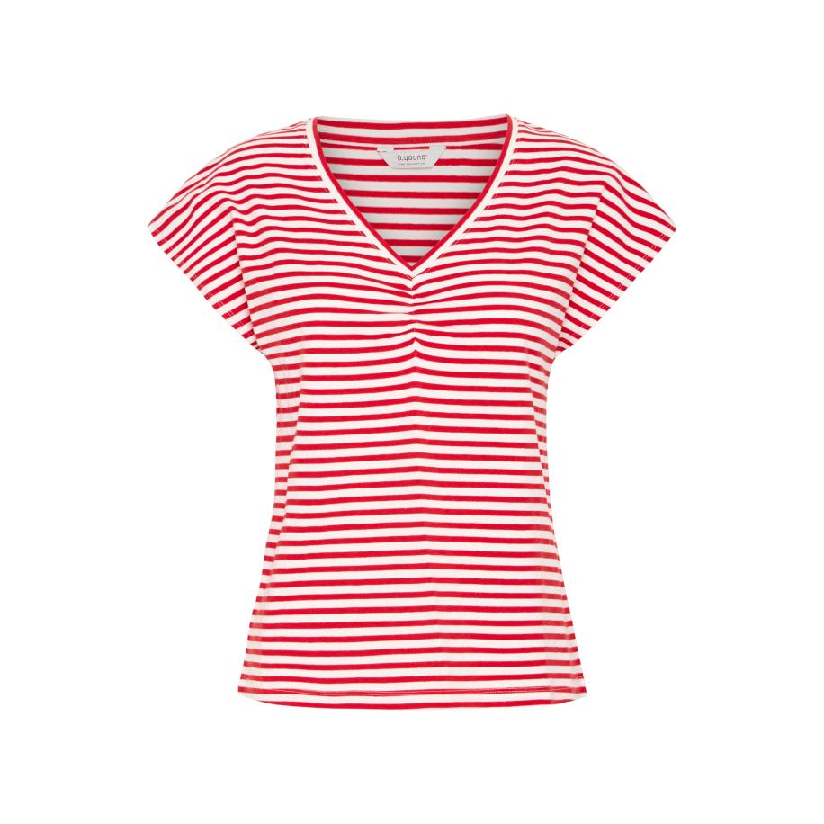 b.young b.young Shirt BYPANDINNA rood / wit -