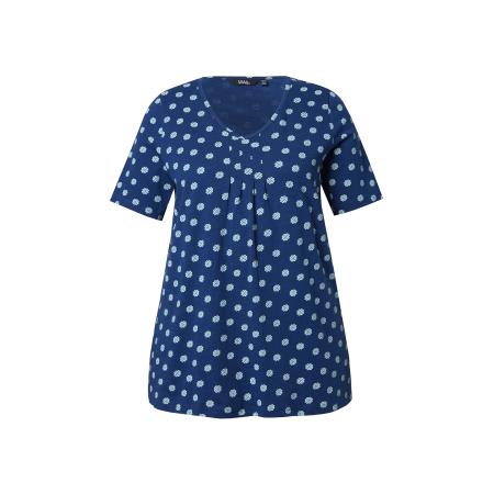 Ulla Popken Ulla Popken Shirt lichtblauw / donkerblauw