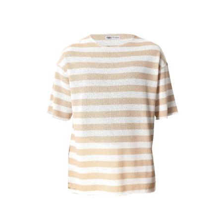 VAMOS CLO Shirt beige / wit