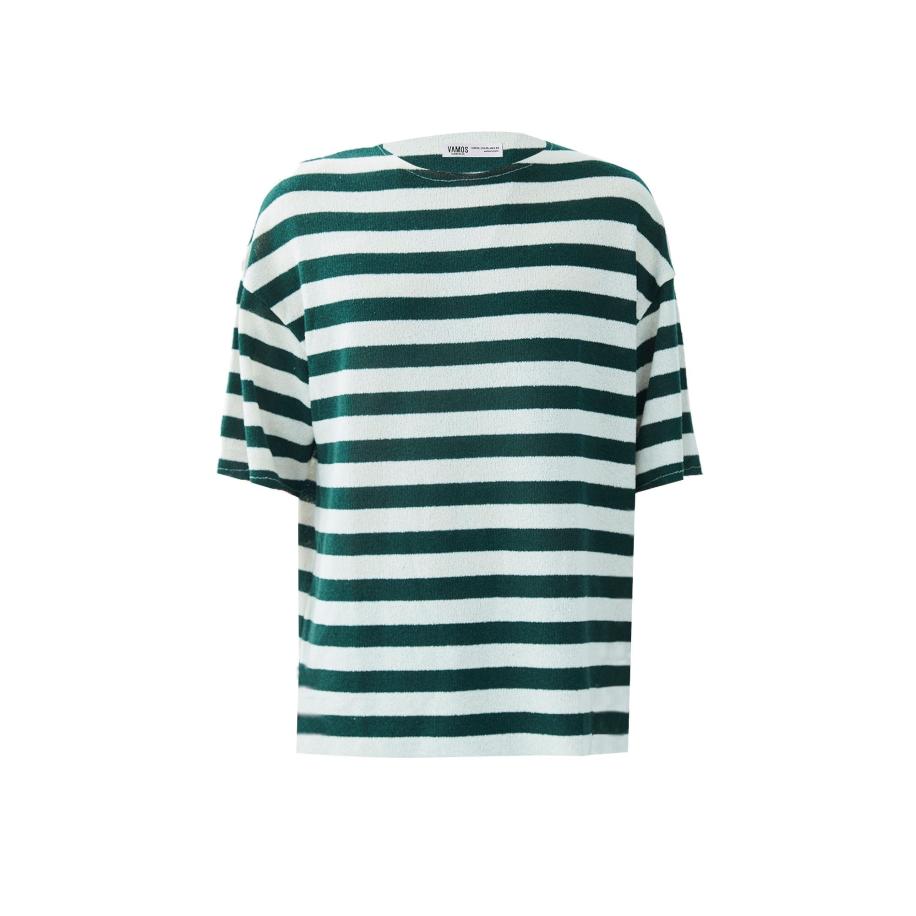 VAMOS CLO Shirt lichtgroen / donkergroen Groen