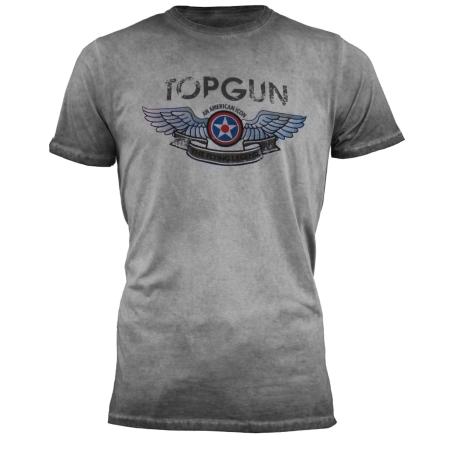 TOP GUN Shirt donkerblauw / grijs / antraciet