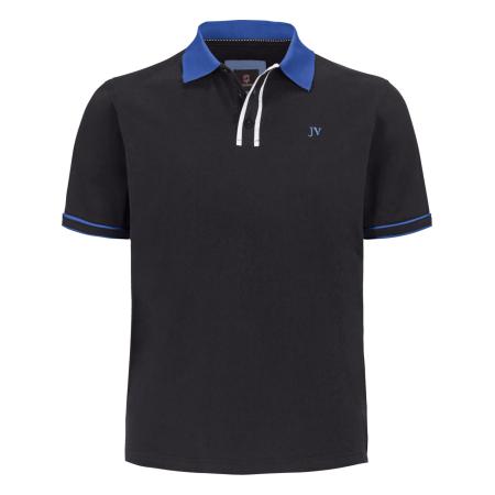 jan vanderstorm Jan Vanderstorm Shirt Isfried royal blue/koningsblauw / zwart