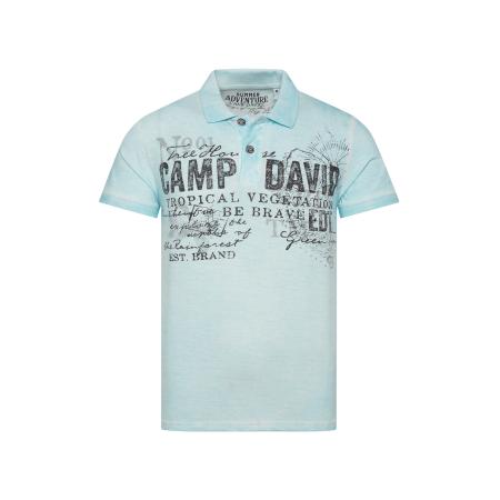 Camp David CAMP DAVID Shirt lichtblauw / grijs / zwart