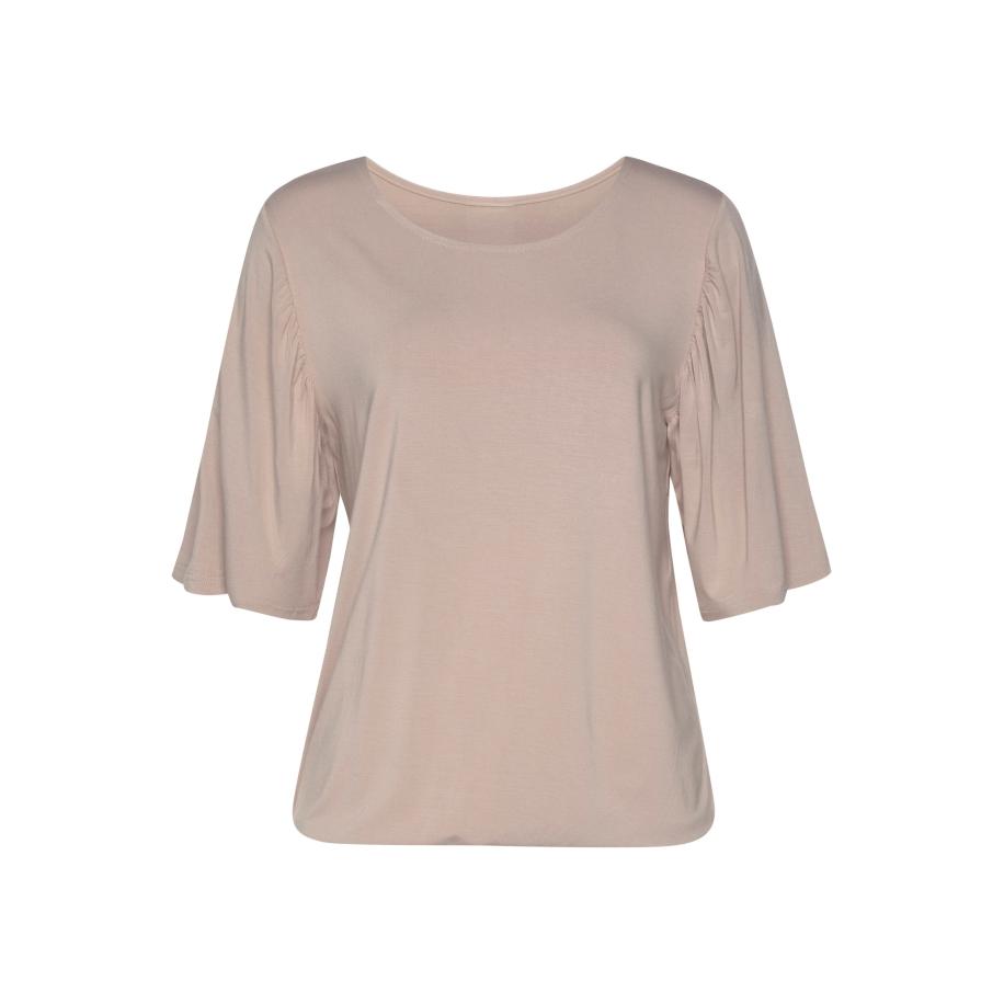 VIVANCE VIVANCE Shirt donkerbeige -