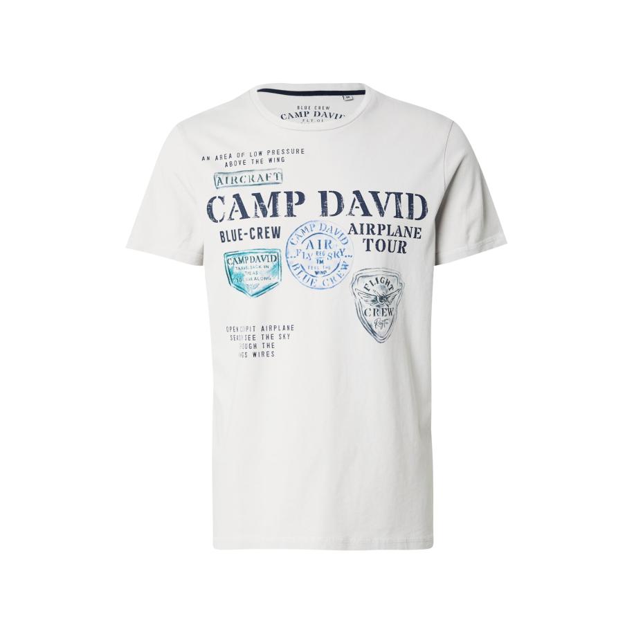 Camp David CAMP DAVID Shirt blauw / marine / lichtgrijs -